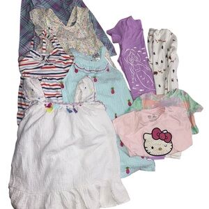 Girls Size 7 Kids Clothing Bundle Set (11 Pieces)